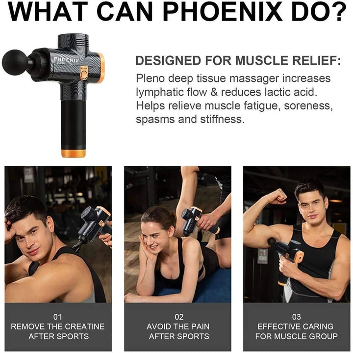 Phoenix A2 Massage Gun Muscle Relaxation